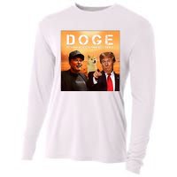 Trump Doge Department Of Government Efficiency Mars Cooling Performance Long Sleeve Crew