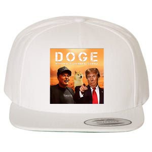 Trump Doge Department Of Government Efficiency Mars Wool Snapback Cap