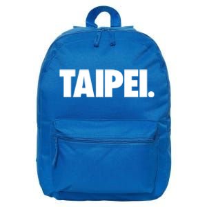 Taipei Dot Design Taipei Taiwan Gift 16 in Basic Backpack