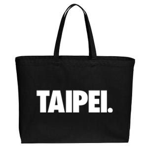 Taipei Dot Design Taipei Taiwan Gift Cotton Canvas Jumbo Tote