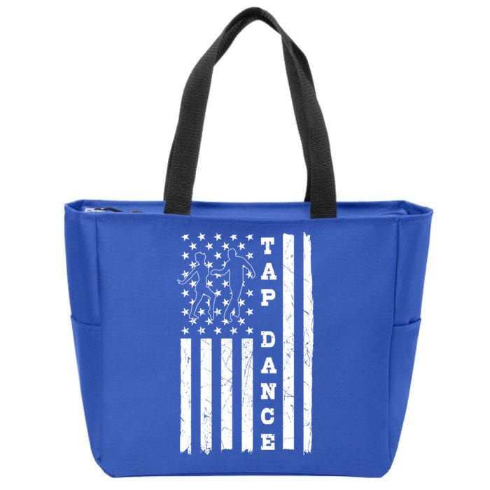 Tap Dance Dancing Tapping Dancer Independence Day Patriotic Gift Zip Tote Bag