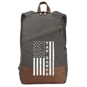 Tap Dance Dancing Tapping Dancer Independence Day Patriotic Gift Cotton Canvas Backpack