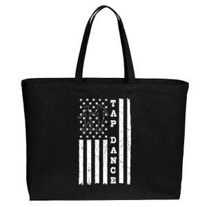 Tap Dance Dancing Tapping Dancer Independence Day Patriotic Gift Cotton Canvas Jumbo Tote