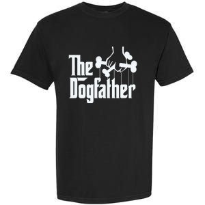 The Dogfather Dog Dad Fathers Day Gift Dog Lover Garment-Dyed Heavyweight T-Shirt