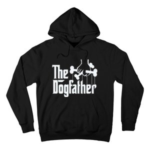 The Dogfather Dog Dad Fathers Day Gift Dog Lover Hoodie