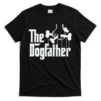 The Dogfather Dog Dad Fathers Day Gift Dog Lover T-Shirt