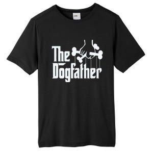 The Dogfather Dog Dad Fathers Day Gift Dog Lover Tall Fusion ChromaSoft Performance T-Shirt