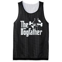 The Dogfather Dog Dad Fathers Day Gift Dog Lover Mesh Reversible Basketball Jersey Tank