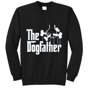 The Dogfather Dog Dad Fathers Day Gift Dog Lover Tall Sweatshirt