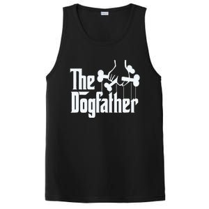 The Dogfather Dog Dad Fathers Day Gift Dog Lover PosiCharge Competitor Tank