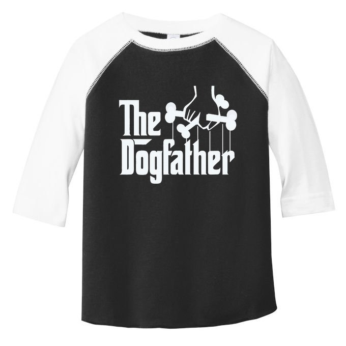 The Dogfather Dog Dad Fathers Day Gift Dog Lover Toddler Fine Jersey T-Shirt