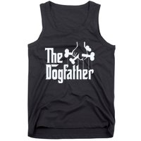 The Dogfather Dog Dad Fathers Day Gift Dog Lover Tank Top