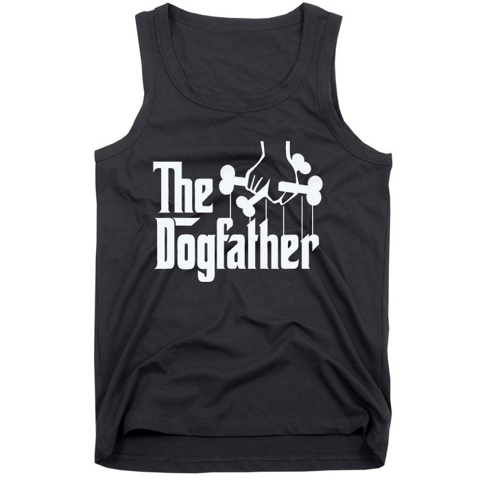 The Dogfather Dog Dad Fathers Day Gift Dog Lover Tank Top