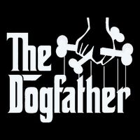 The Dogfather Dog Dad Fathers Day Gift Dog Lover Toddler T-Shirt