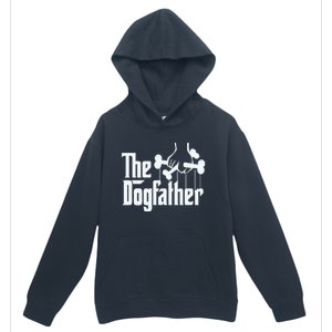 The Dogfather Dog Dad Fathers Day Gift Dog Lover Urban Pullover Hoodie