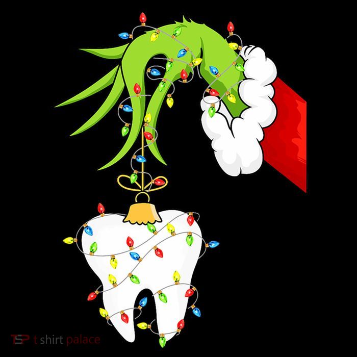 Tooth Dentist Dental Christmas Holiday Tall T-Shirt