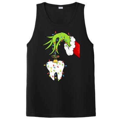 Tooth Dentist Dental Christmas Holiday PosiCharge Competitor Tank