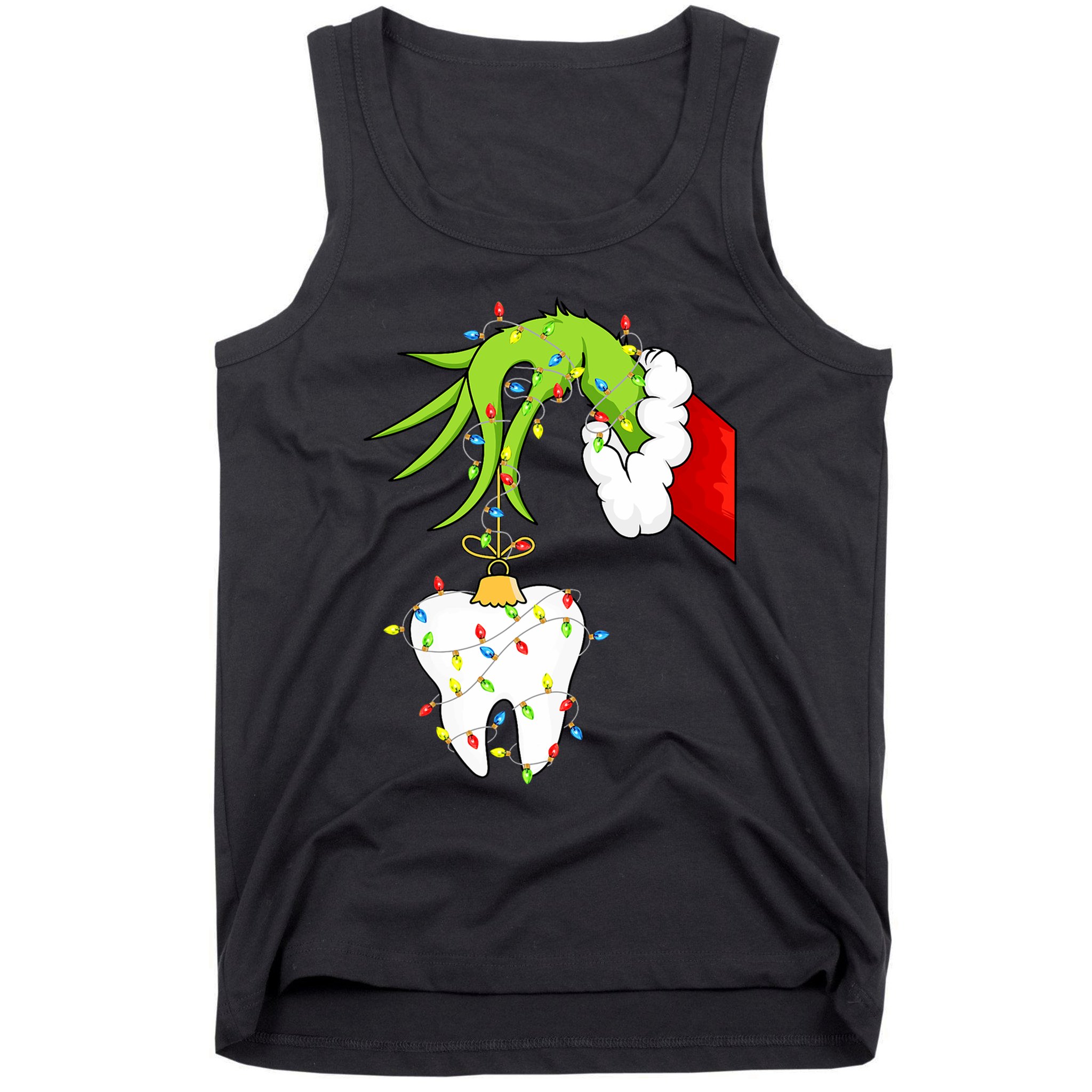 Tooth Dentist Dental Christmas Holiday Tank Top