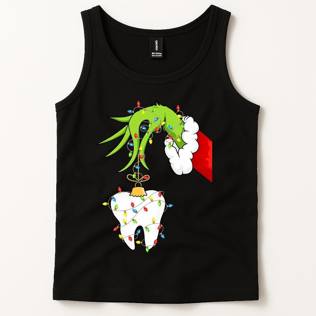 Tooth Dentist Dental Christmas Holiday Tank Top