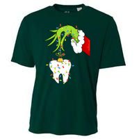 Tooth Dentist Dental Christmas Holiday Cooling Performance Crew T-Shirt