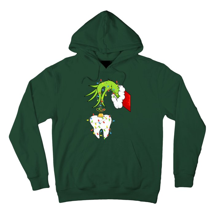 Tooth Dentist Dental Christmas Holiday Hoodie