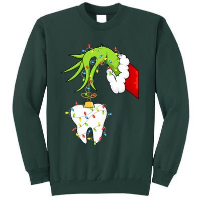 Tooth Dentist Dental Christmas Holiday Sweatshirt