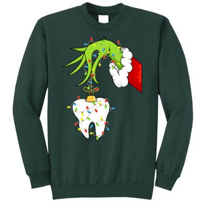 Tooth Dentist Dental Christmas Holiday Sweatshirt