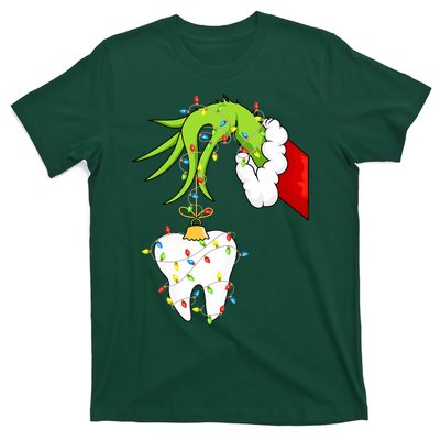 Tooth Dentist Dental Christmas Holiday T-Shirt