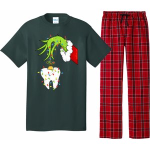 Tooth Dentist Dental Christmas Holiday Pajama Set