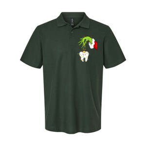 Tooth Dentist Dental Christmas Holiday Softstyle Adult Sport Polo