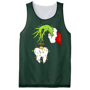 Tooth Dentist Dental Christmas Holiday Mesh Reversible Basketball Jersey Tank