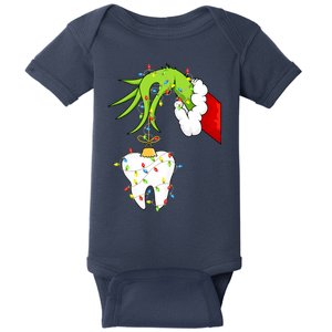 Tooth Dentist Dental Christmas Holiday Baby Bodysuit