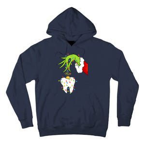 Tooth Dentist Dental Christmas Holiday Tall Hoodie