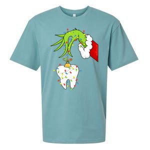 Tooth Dentist Dental Christmas Holiday Sueded Cloud Jersey T-Shirt