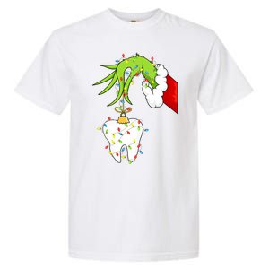 Tooth Dentist Dental Christmas Holiday Garment-Dyed Heavyweight T-Shirt