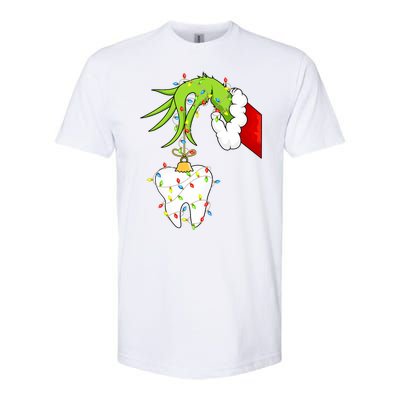 Tooth Dentist Dental Christmas Holiday Softstyle CVC T-Shirt