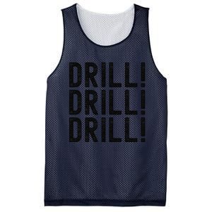 Trump Drill Drill Drill Mesh Reversible Basketball Jersey Tank