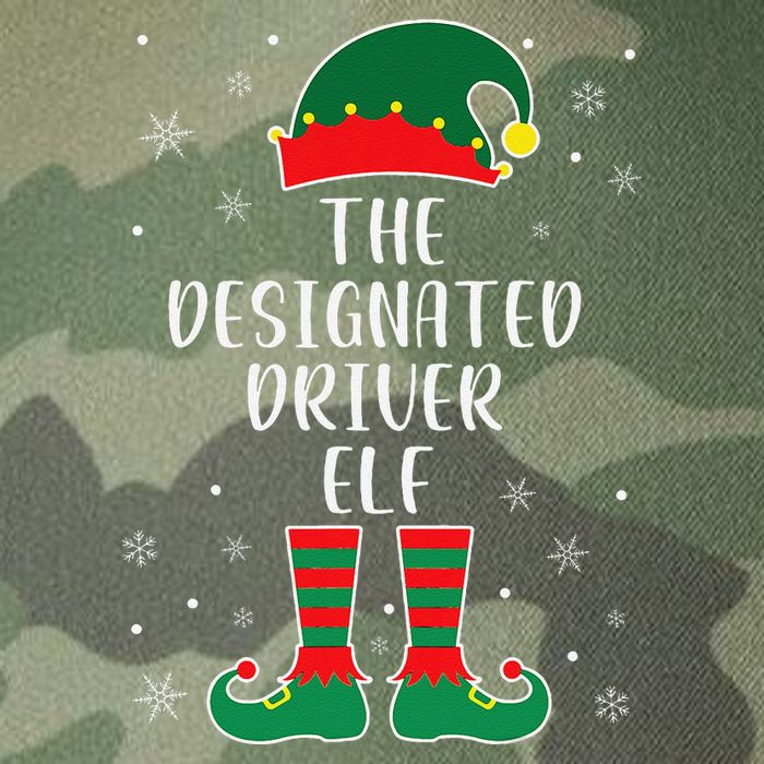 The Designated Driver Elf Family Matching Christmas Legacy Tie Dye Trucker Hat