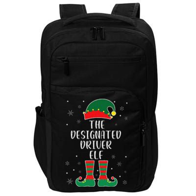 The Designated Driver Elf Family Matching Christmas Impact Tech Backpack