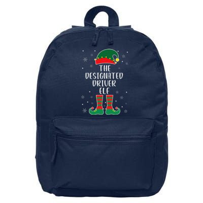 The Designated Driver Elf Family Matching Christmas 16 in Basic Backpack