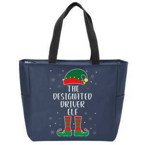 The Designated Driver Elf Family Matching Christmas Zip Tote Bag