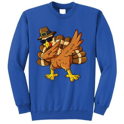 Thanksgiving Day Dabbing Turkey Pilgrim Sweatshirt