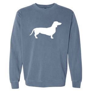 Tie Dye Dog Gift Hippie Dachshund Retro Gift Puppy Gift Garment-Dyed Sweatshirt