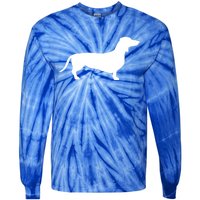 Tie Dye Dog Gift Hippie Dachshund Retro Gift Puppy Gift Tie-Dye Long Sleeve Shirt