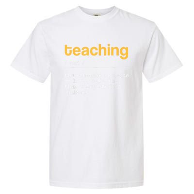 Teaching Dictionary Definition Teacher Motivational Garment-Dyed Heavyweight T-Shirt