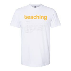 Teaching Dictionary Definition Teacher Motivational Softstyle® CVC T-Shirt