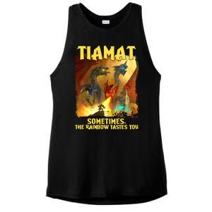 TIAMAT DnD Dragon Sometimes The Rainbow Tastes You Ladies PosiCharge Tri-Blend Wicking Tank