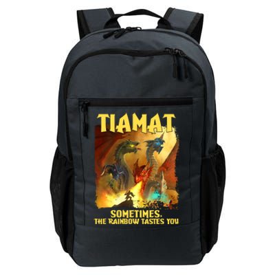 TIAMAT DnD Dragon Sometimes The Rainbow Tastes You Daily Commute Backpack