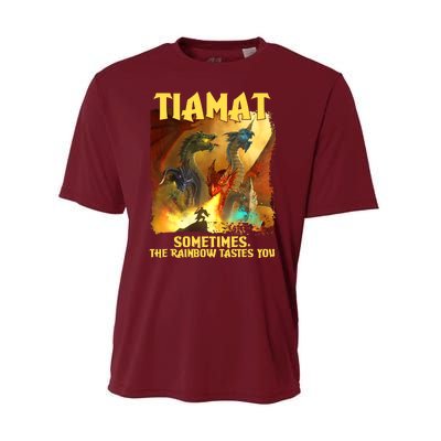 TIAMAT DnD Dragon Sometimes The Rainbow Tastes You Performance Sprint T-Shirt