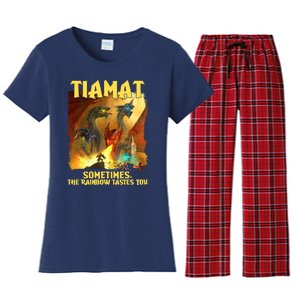 TIAMAT DnD Dragon Sometimes The Rainbow Tastes You Women's Flannel Pajama Set